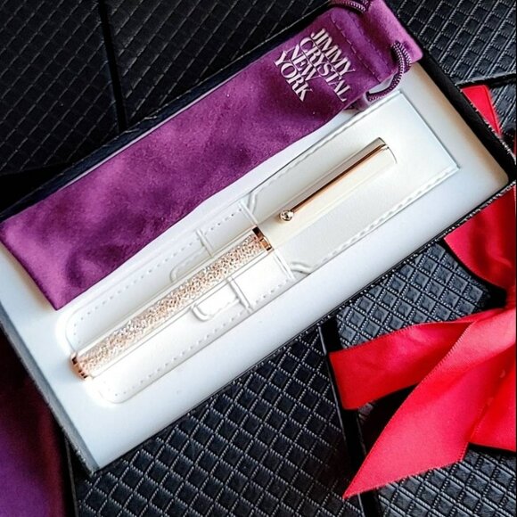 Crystal Adorned Pen Gift Set - "Willow" 1050 | Authentic Jimmy Crystal New York - Picture 6 of 7